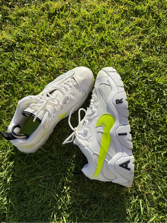 Nike Other - Nike White Sneakers with Neon Green Insole and Black Trim